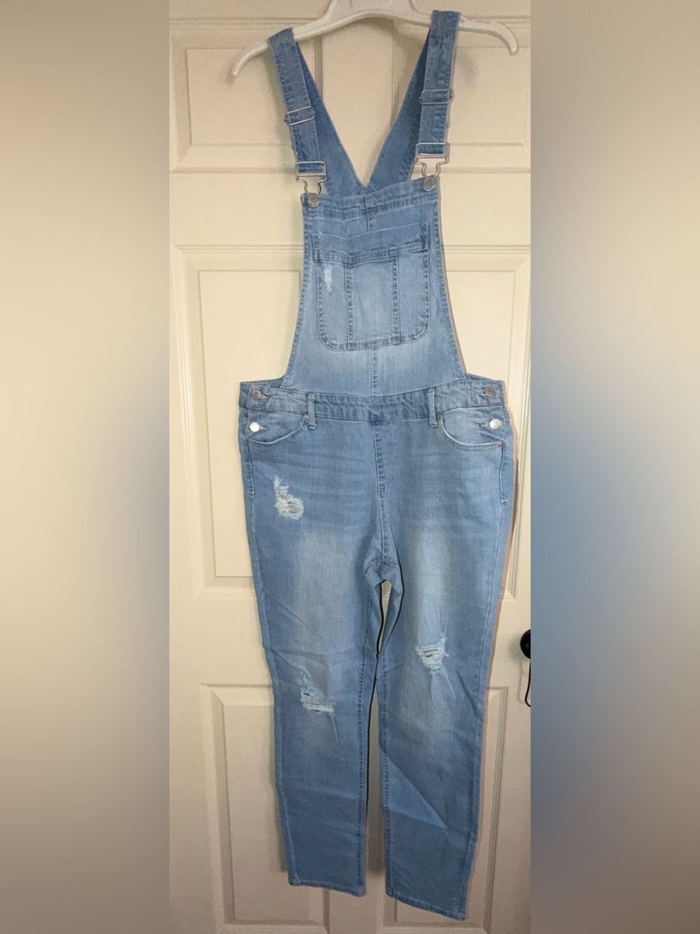 Light Blue Denim Women’s Overalls Jeans